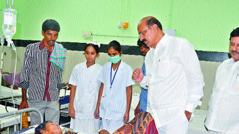 Health Minister Dr Kamineni Srinivas Health Minister Dr Kamineni Srinivas