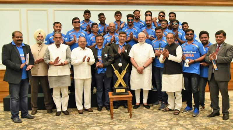 India beat arch-rivals Pakistan by nine wickets to successfully defend its T20 World Cup title. (Photo: Narendra Modi/Twitter) India beat arch-rivals Pakistan by nine wickets to successfully defend its T20 World Cup title. (Photo: Narendra Modi/Twitter)