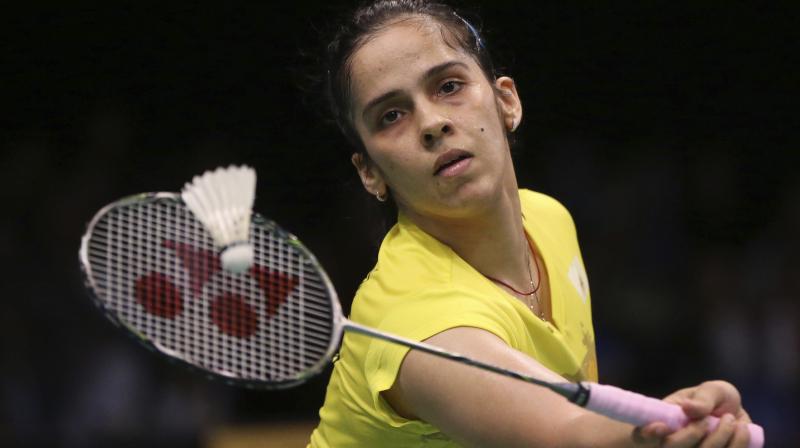 Saina, seeded seventh, took 39 minutes to tame Hong Kong's Pui Yin Yip 21-14 21-16 in her second round women's singles encounter. (Photo: AP) Saina, seeded seventh, took 39 minutes to tame Hong Kong's Pui Yin Yip 21-14 21-16 in her second round women's singles encounter. (Photo: AP)