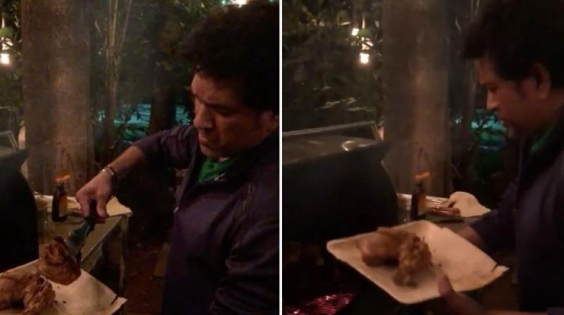 Ever since his playing days, Sachin has been a die-hard foodie that saw him try his hands on many dishes. (Photo: Instagram) Ever since his playing days, Sachin has been a die-hard foodie that saw him try his hands on many dishes. (Photo: Instagram)