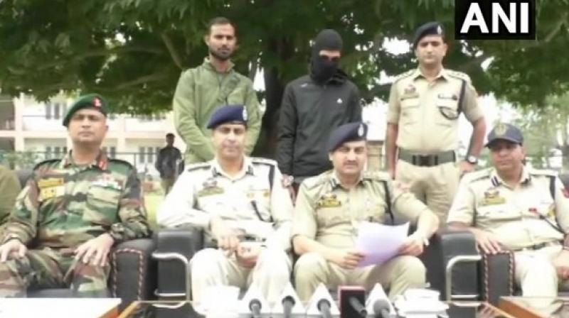 Speaking about the operation, Choudhary said, 'We built a checkpost and Baramulla police with the help of 52 Rashtriya Rifle (RR) and 53 battalion of the CRPF through which we were able to nab him.' (Photo: ANI) Speaking about the operation, Choudhary said, 'We built a checkpost and Baramulla police with the help of 52 Rashtriya Rifle (RR) and 53 battalion of the CRPF through which we were able to nab him.' (Photo: ANI)