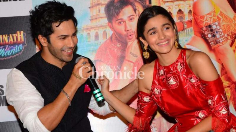 Varun Dhawan and Alia Bhatt. Varun Dhawan and Alia Bhatt.