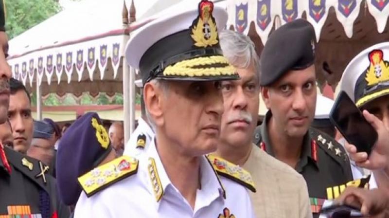Singh said that the Navy is observing Chinese movement in the Indian Ocean Region (IOR). (Photo: ANI) Singh said that the Navy is observing Chinese movement in the Indian Ocean Region (IOR). (Photo: ANI)