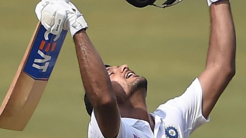 India opener Mayank Agarwal said Long distance running coupled with marathon batting sessions gave him the strength and stamina to bat for long hours, which eventually turned into a phenomenal double hundred. (Photo:PTI) India opener Mayank Agarwal said Long distance running coupled with marathon batting sessions gave him the strength and stamina to bat for long hours, which eventually turned into a phenomenal double hundred. (Photo:PTI)