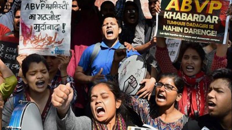 Chakravarty, an associate professor with DU, said people who assaulted him during the clashes appeared to be Chakravarty, an associate professor with DU, said people who assaulted him during the clashes appeared to be