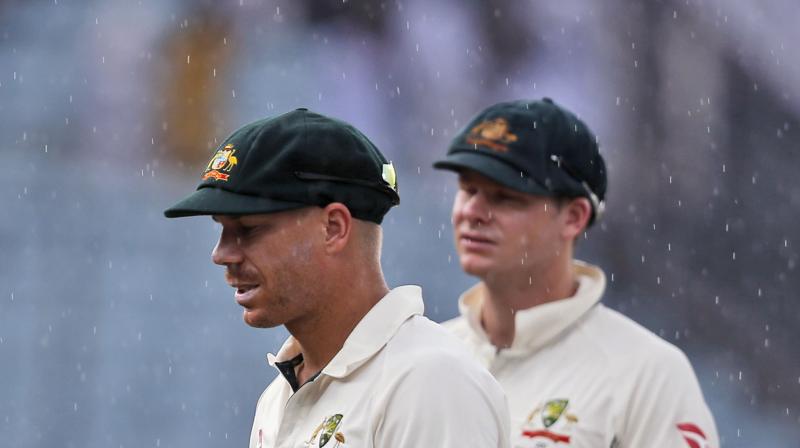 Soon after the BCCI banned the duo from the upcoming Indian Premier League, Smith and Warner were each hit with 12-month bans by the national body for their roles in ball-tampering scandal during the Cape Town Test against South Africa last month. (Photo: AP) Soon after the BCCI banned the duo from the upcoming Indian Premier League, Smith and Warner were each hit with 12-month bans by the national body for their roles in ball-tampering scandal during the Cape Town Test against South Africa last month. (Photo: AP)