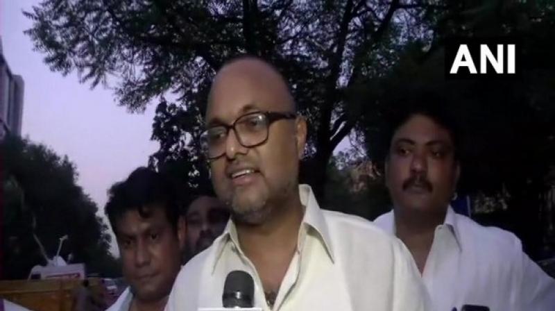 'We miss you, your absence tugs at our hearts, and we wish you were back home to cut a cake with all of us,' Karti wrote on Twitter. (Photo: ANI) 'We miss you, your absence tugs at our hearts, and we wish you were back home to cut a cake with all of us,' Karti wrote on Twitter. (Photo: ANI)