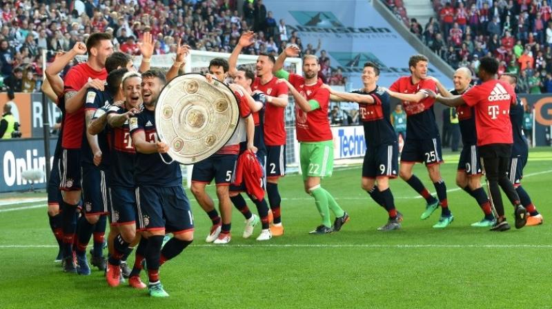 Bayern seal Bundesliga title at Augsburg