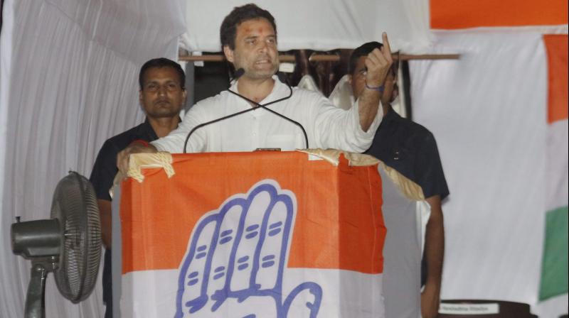 Congress Vice-President Rahul Gandhi was on a visit to his Lok Sabha constituency Amethi on Wednesday. (Photo: PTI/File) Congress Vice-President Rahul Gandhi was on a visit to his Lok Sabha constituency Amethi on Wednesday. (Photo: PTI/File)
