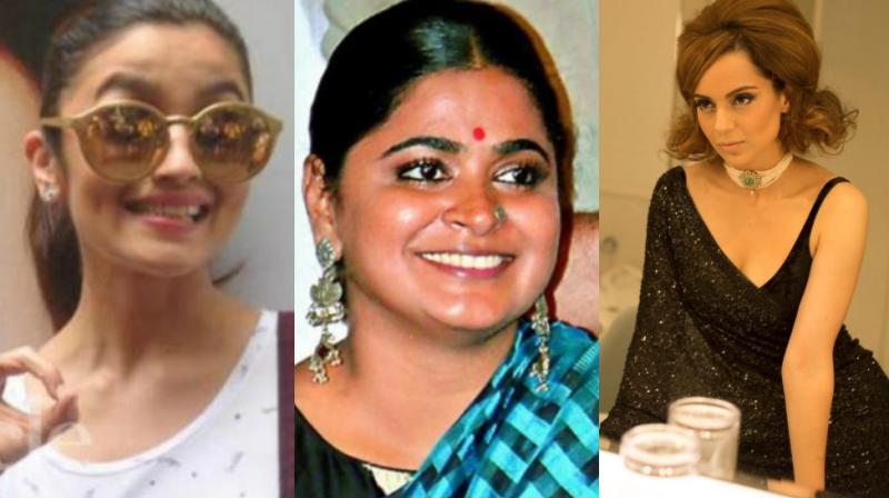 Alia Bhatt, Ashwiny Iyer Tiwari snapped, Kangana Ranaut at Cannes 2018. Alia Bhatt, Ashwiny Iyer Tiwari snapped, Kangana Ranaut at Cannes 2018.