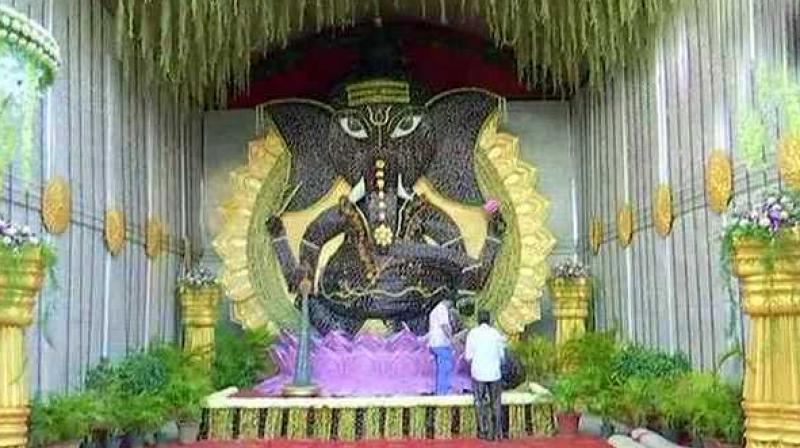 Mohan Raj, a member of the trust told ANI, that each year they try to do something new. (Photo: ANI) Mohan Raj, a member of the trust told ANI, that each year they try to do something new. (Photo: ANI)