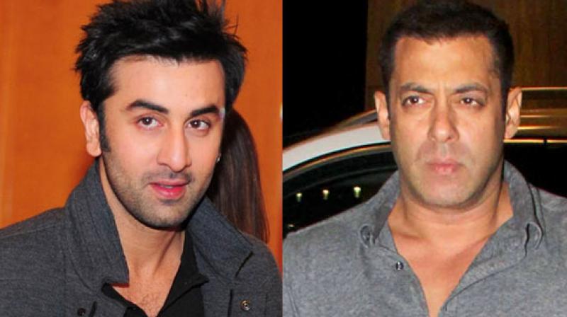 Ranbir Kapoor and Salman Khan. Ranbir Kapoor and Salman Khan.