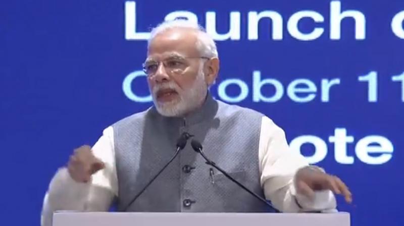 Prime Minister Narendra Modi on Thursday allayed fears of job loss due to technological development, saying the '4th Industrial Revolution' will change the nature of jobs and provide more opportunities. (Photo: Youtube) Prime Minister Narendra Modi on Thursday allayed fears of job loss due to technological development, saying the '4th Industrial Revolution' will change the nature of jobs and provide more opportunities. (Photo: Youtube)