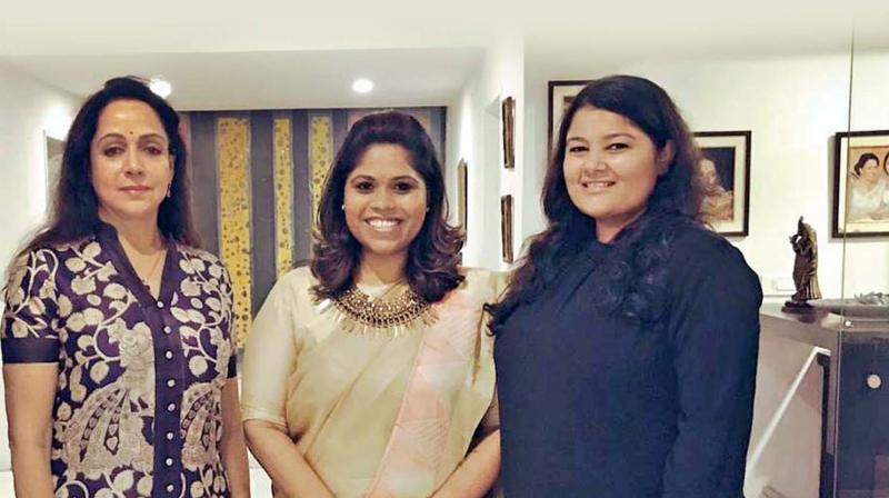 Hema Malini with Reema Hema Malini with Reema