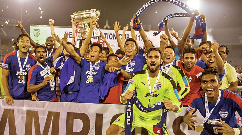 Federation Cup holders Bengaluru FC will solely play the ISL if their bid gets accepted. (Photo: DC) Federation Cup holders Bengaluru FC will solely play the ISL if their bid gets accepted. (Photo: DC)
