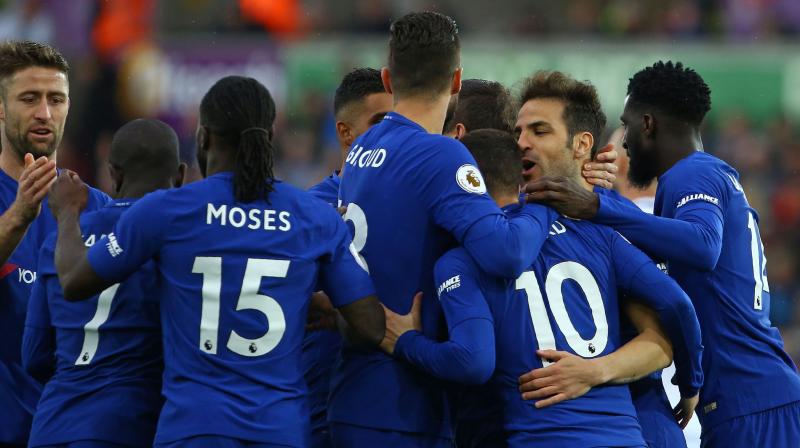 Chelsea, in fifth, are hard on Tottenham's heels in the battle for a top four finish. (Photo: AFP) Chelsea, in fifth, are hard on Tottenham's heels in the battle for a top four finish. (Photo: AFP)