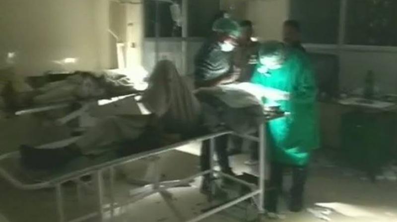The district administration has suspended the chief medical officer after reports surfaced that 32 cataract patients were operated upon in torch light. (Photo: ANI) The district administration has suspended the chief medical officer after reports surfaced that 32 cataract patients were operated upon in torch light. (Photo: ANI)
