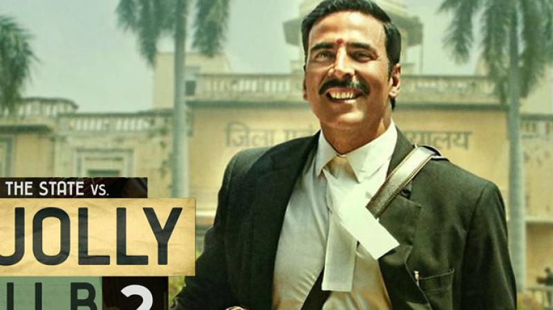 A still from Jolly LLB 2. A still from Jolly LLB 2.