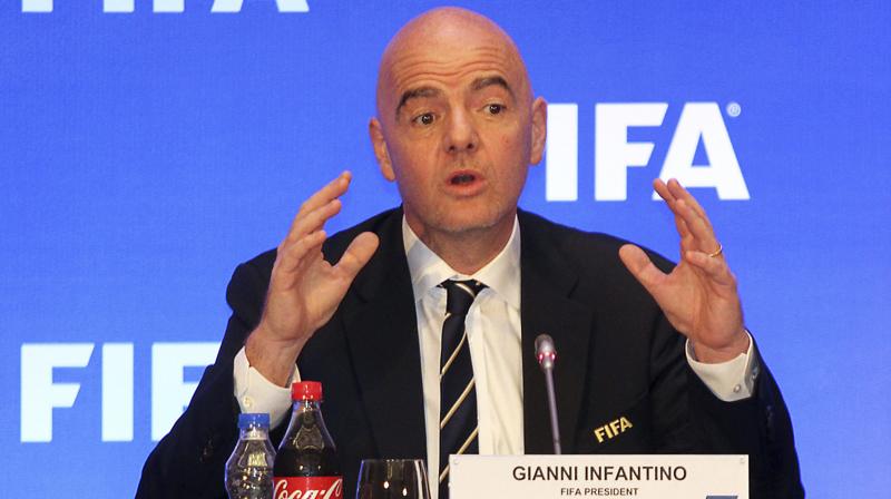 Gianni Infantino. (Photo: AP) Gianni Infantino. (Photo: AP)
