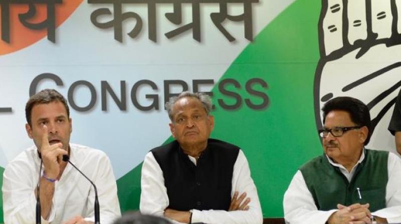 Further alleging “collusion” between Arun Jaitley and Vijay Mallya, Congress president Rahul Gandhi demanded resignation of the Finance Minister. (Photo: Twitter | @INCIndia) Further alleging “collusion” between Arun Jaitley and Vijay Mallya, Congress president Rahul Gandhi demanded resignation of the Finance Minister. (Photo: Twitter | @INCIndia)