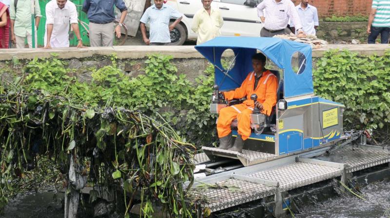 File pic of the canal being cleaned last year File pic of the canal being cleaned last year