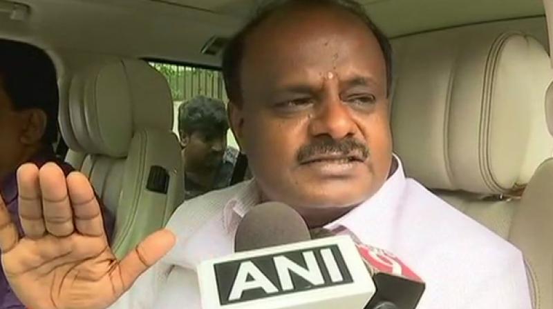 Karnataka Chief Minister H D Kumaraswamy's statement comes a day after several Congress MLAs held meetings to discuss denial of Cabinet berths. (Photo: ANI) Karnataka Chief Minister H D Kumaraswamy's statement comes a day after several Congress MLAs held meetings to discuss denial of Cabinet berths. (Photo: ANI)