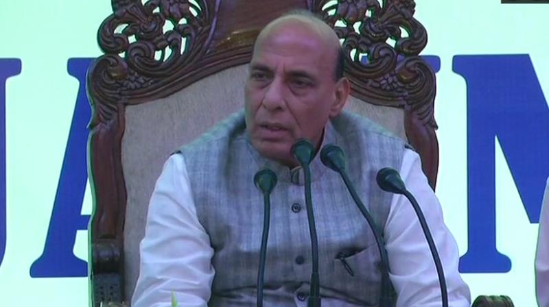 Union Home Minister Rajnath Singh said, 'We are always concerned about the security of our Prime Minister.' (Photo: Twitter/ANI) Union Home Minister Rajnath Singh said, 'We are always concerned about the security of our Prime Minister.' (Photo: Twitter/ANI)
