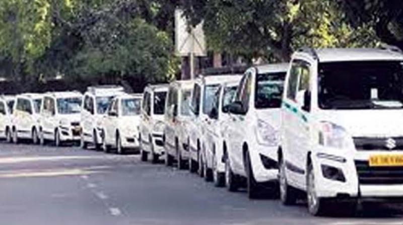 Cab drivers’ associations claim that the cab aggregators are charging double the fares. (Representional Image) Cab drivers’ associations claim that the cab aggregators are charging double the fares. (Representional Image)