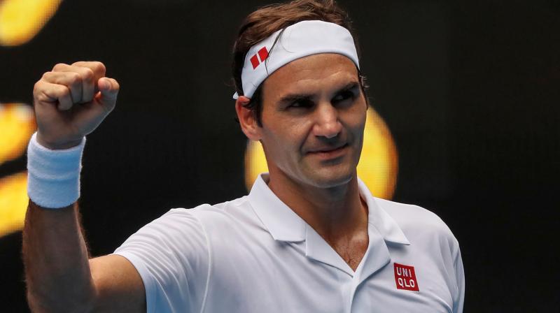 Swiss great Federer was also on fire in taming big-serving American Taylor Fritz 6-2, 7-5, 6-2 to stay on track for a third successive title at Melbourne Park and a 21st Grand Slam crown. (Photo: AFP) Swiss great Federer was also on fire in taming big-serving American Taylor Fritz 6-2, 7-5, 6-2 to stay on track for a third successive title at Melbourne Park and a 21st Grand Slam crown. (Photo: AFP)