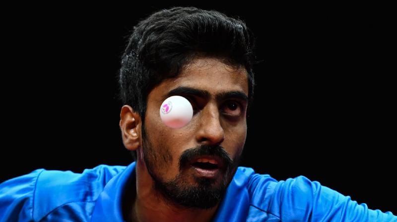 G Sathiyan. (Photo: AFP) G Sathiyan. (Photo: AFP)