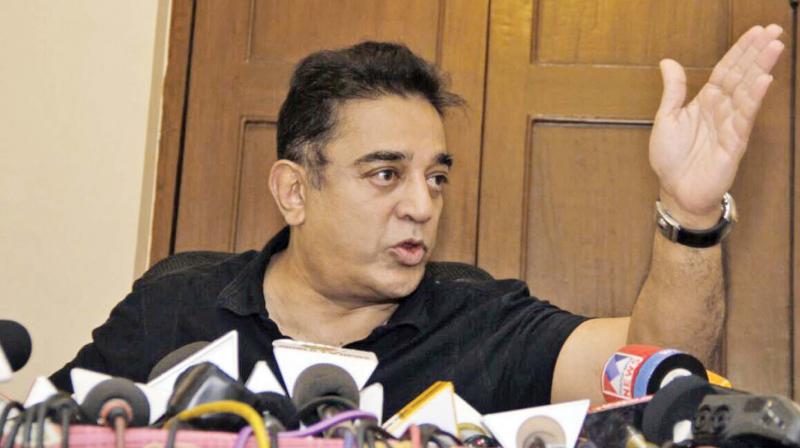 Kamal Haasan has made his TV debut with 'Bigg Boss Tamil.' Kamal Haasan has made his TV debut with 'Bigg Boss Tamil.'
