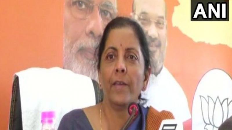 Citing rules, Sitharaman stated that Section 178(5) and 178(6) of the Companies Act. (Photo: ANI) Citing rules, Sitharaman stated that Section 178(5) and 178(6) of the Companies Act. (Photo: ANI)