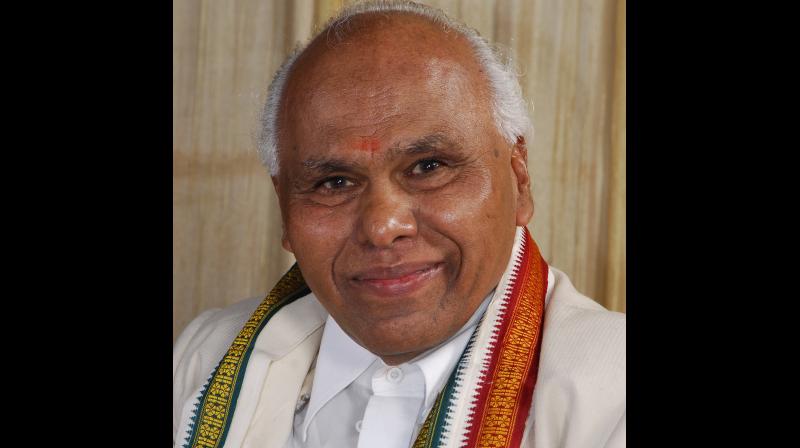 G.Sanjeeva Reddy to be Honoured with Rajiv Sadhbhavana Award on Oct 19