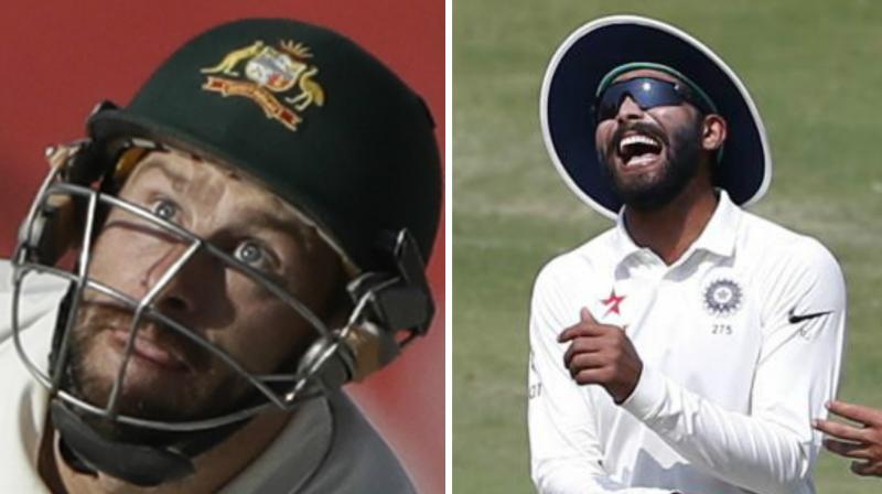 Ravindra Jadeja had reportedly hurled a Hindi cuss-word (M*******d) at Matthew Wade, while he was batting on Day 3. (Photo: AP) Ravindra Jadeja had reportedly hurled a Hindi cuss-word (M*******d) at Matthew Wade, while he was batting on Day 3. (Photo: AP)