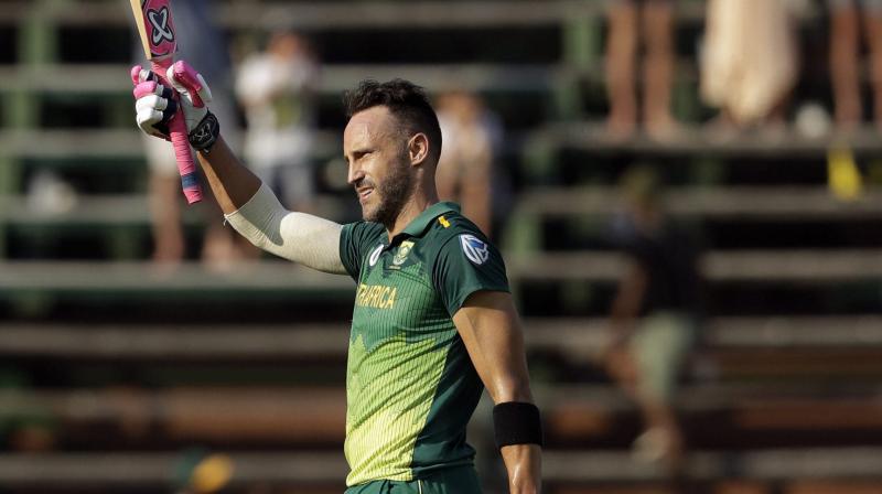 Du Plessis encourages the team to perform well against Bangladesh (Photo: AP/PTI) Du Plessis encourages the team to perform well against Bangladesh (Photo: AP/PTI)