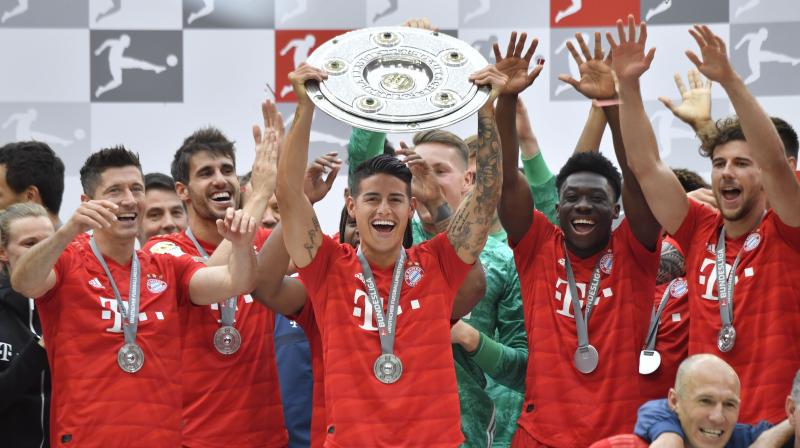 Bayern Munich finished two points ahead of rivals Borussia Dortmund. (Photo:AFP) Bayern Munich finished two points ahead of rivals Borussia Dortmund. (Photo:AFP)