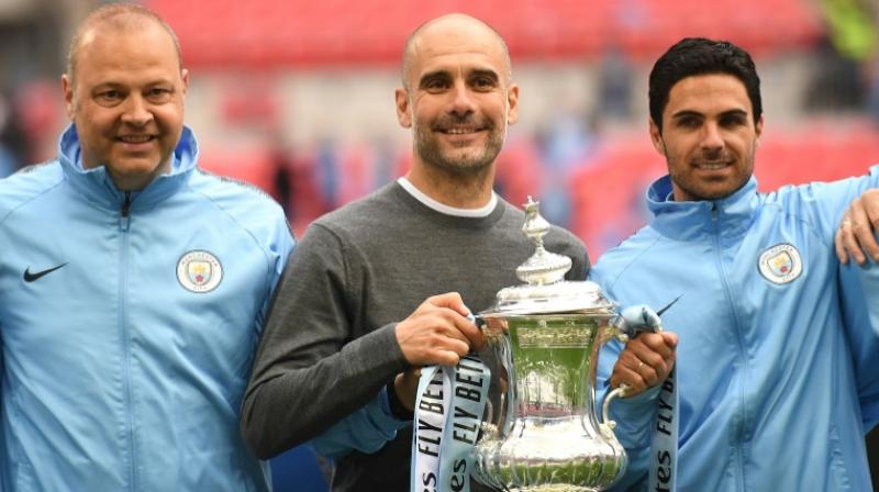 Raheem Sterling and Gabriel Jesus each scored twice, while David Silva and Kevin de Bruyne netted to cap a glorious campaign with the biggest margin of victory in a FA Cup final since 1903. (Photo: AFP) Raheem Sterling and Gabriel Jesus each scored twice, while David Silva and Kevin de Bruyne netted to cap a glorious campaign with the biggest margin of victory in a FA Cup final since 1903. (Photo: AFP)