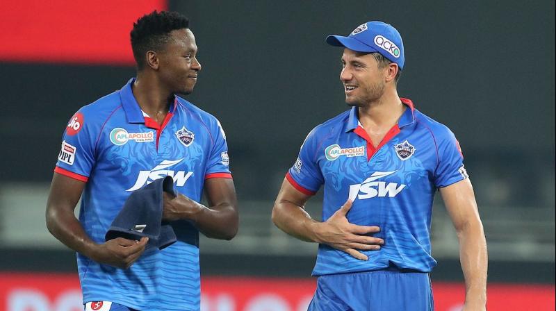 Marcus Stoinis (right) and Rishabh Pant (37) immediately stitched up an 89-run partnership. (Photo | iplt20.com)