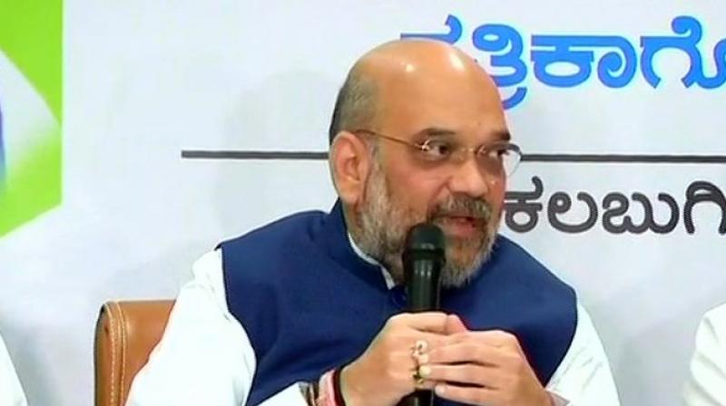 Pralahad Joshi was the one who corrected BJP chief Amit Shah earlier this week when he said by mistake that the government of BS Yeddyurappa was the 'number one most corrupt'. (Photo: ANI | Twitter) Pralahad Joshi was the one who corrected BJP chief Amit Shah earlier this week when he said by mistake that the government of BS Yeddyurappa was the 'number one most corrupt'. (Photo: ANI | Twitter)