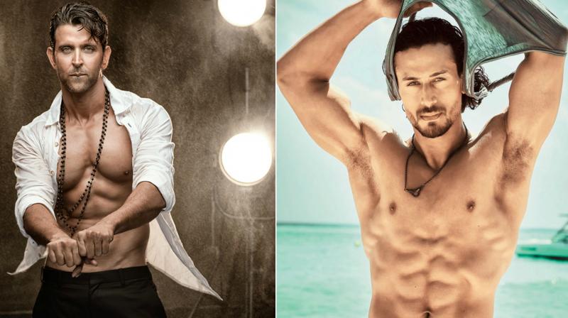 Hrithik Roshan and Tiger shroff. Hrithik Roshan and Tiger shroff.