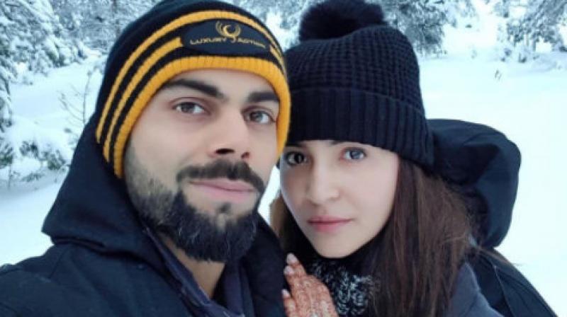 Anushka and Virat. Anushka and Virat.
