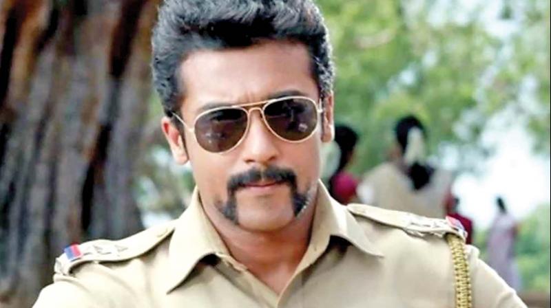 A Still from Singam 3 movie. A Still from Singam 3 movie.