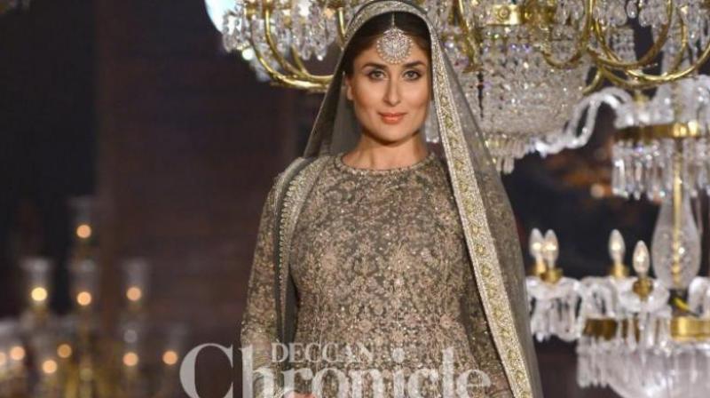 Kareena Kapoor Khan, when she walked the ramp while pregnant. Kareena Kapoor Khan, when she walked the ramp while pregnant.
