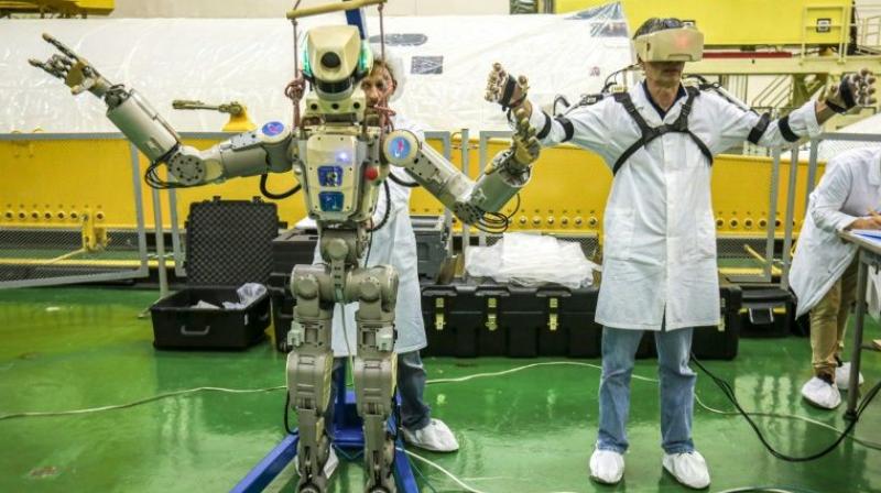 Fedor -- short for Final Experimental Demonstration Object Research -- was Russia's first humanoid robot to be sent into space, though similar technology has been sent by Japan and NASA. (Photo: AFP) Fedor -- short for Final Experimental Demonstration Object Research -- was Russia's first humanoid robot to be sent into space, though similar technology has been sent by Japan and NASA. (Photo: AFP)