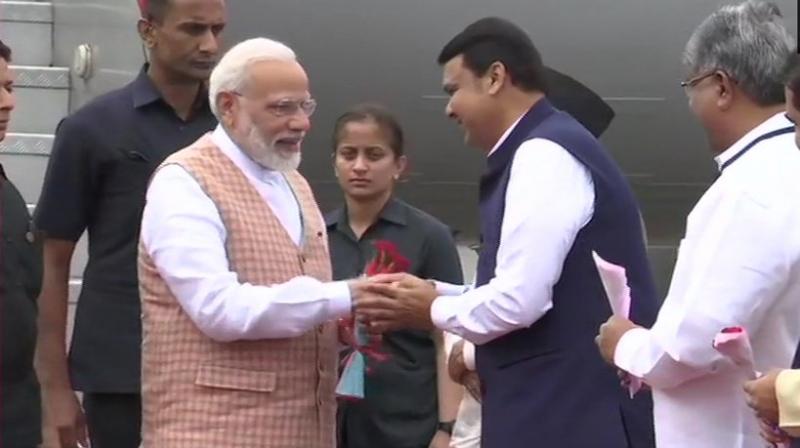 Modi will also perform bhoomipujan (ground-breaking) for the controversial Metro Bhavan in Aarey Colony area, considered to be the green lung of the city by the environmental activists. (Photo: ANI) Modi will also perform bhoomipujan (ground-breaking) for the controversial Metro Bhavan in Aarey Colony area, considered to be the green lung of the city by the environmental activists. (Photo: ANI)