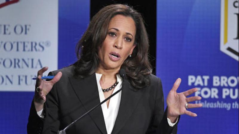 Indian-American US Senator Kamala Harris (Photo: AP) Indian-American US Senator Kamala Harris (Photo: AP)