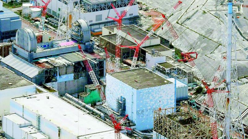Aerial file photo shows Fukushima Dai-ichi nuclear power plant reactors, from bottom at right, Unit 1, Unit 2 and Unit 3, in Okuma, Fukushima Prefecture, northeastern Japan. (Image: AFP) Aerial file photo shows Fukushima Dai-ichi nuclear power plant reactors, from bottom at right, Unit 1, Unit 2 and Unit 3, in Okuma, Fukushima Prefecture, northeastern Japan. (Image: AFP)