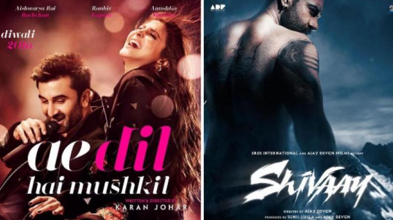 ADHM and 'Shivaay' are both releasing on October 28. ADHM and 'Shivaay' are both releasing on October 28.