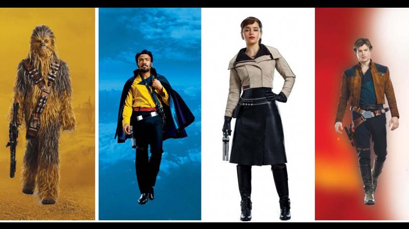 Chewbacca, Lando, Qi’ Ra and Han Solo Chewbacca, Lando, Qi’ Ra and Han Solo
