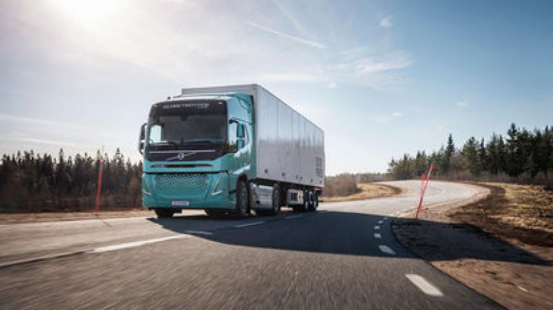 Volvo is one of the automakers who have been producing and operating heavy duty electric trucks as cities in Europe and the US go green, (Representative